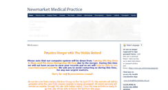 Desktop Screenshot of newmarketmedicalpractice.co.uk